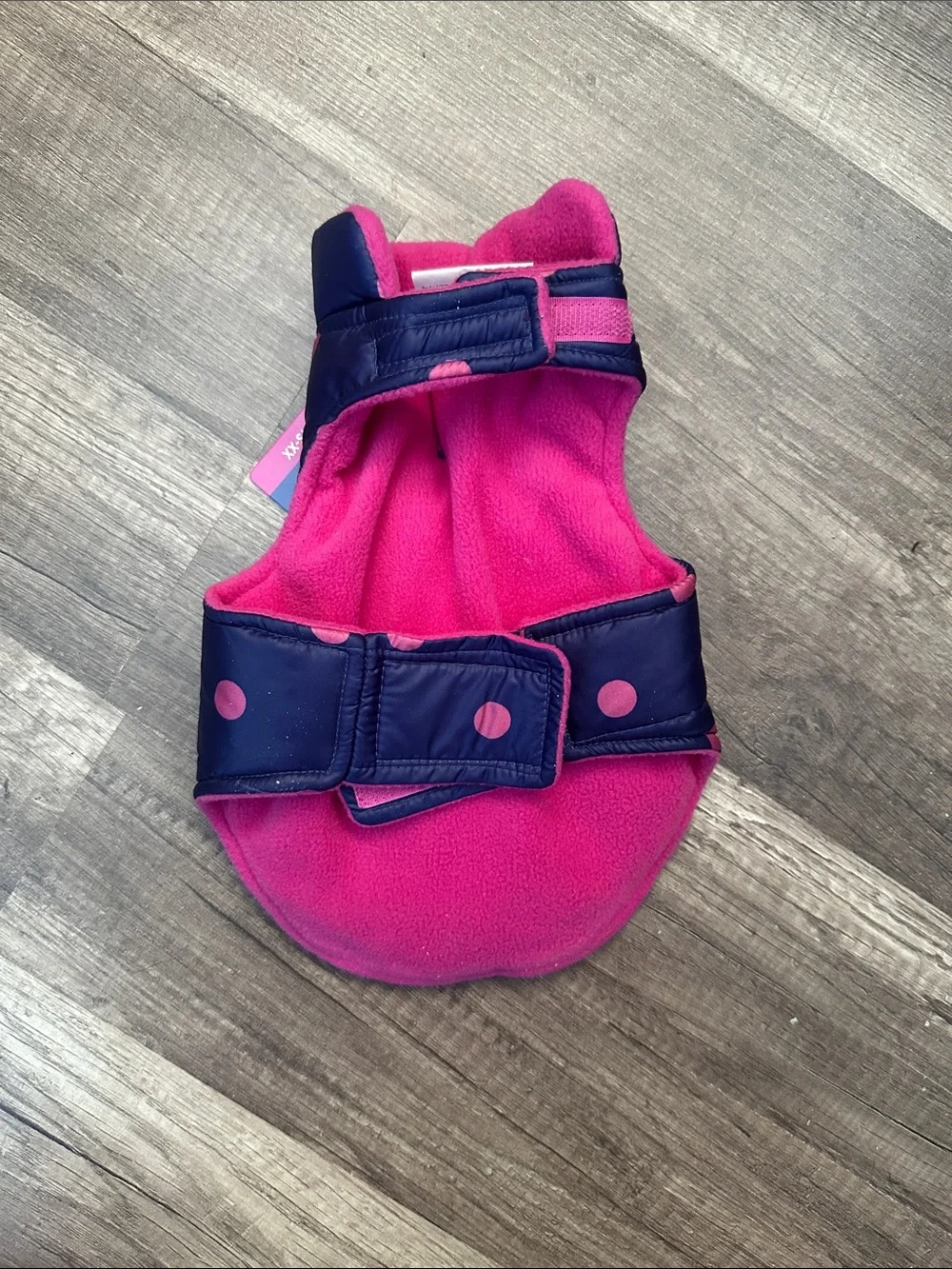 Brand New Top Paw Dog Apparel Polka Dot Puffer Vest for dogs in size XX-Small